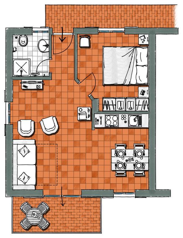 Casa Paola Apartment Vesta Exterior foto